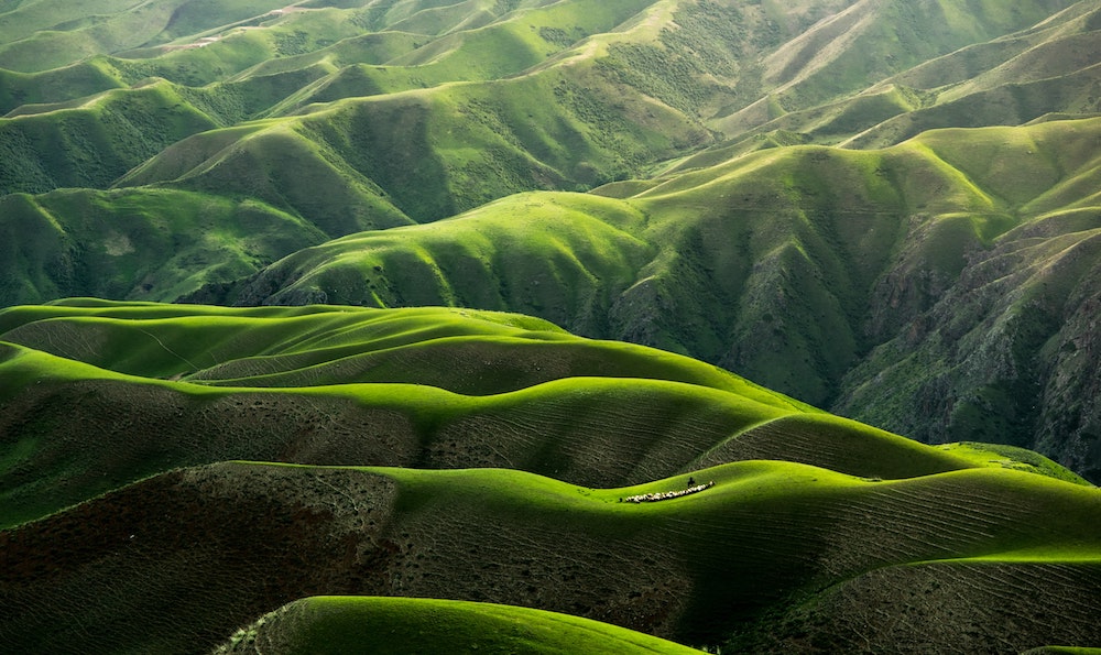 Rolling hills