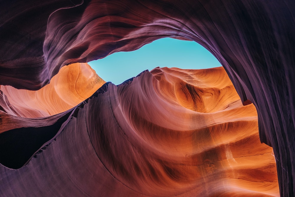Utah Redrocks under blue sky