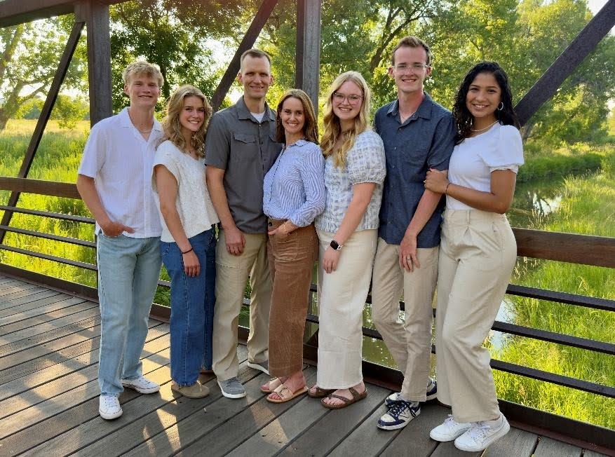 Dr. Merrill Alley and family